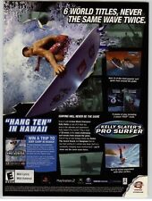 Kelly Slater's Pro Surfer PS2 Xbox Gamecube PC 2002 Print Ad/Poster Promo Art picture