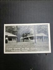 RPPC Vintage Postcard Greensburg Indiana IOOF Cabins Camp Clifty  picture