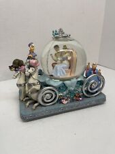 Disney 50th Anniversary Musical Snow Globe Carriage with Cinderella and Prince picture