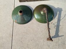 Antique Green  Shade Farmhouse Industrial Light With  Jackson Pole Bracket picture