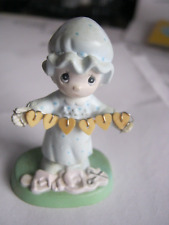Precious Moments Tiny Figurine from 1989 You Have Touched So Many Hearts Rare picture