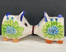 Vintage Chadwick Magnetic Kissing Pigs Salt & Pepper Shakers Japan - No Stoppers picture