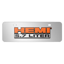 HEMI 5.7 Liter 3D Logo on Chrome 12