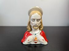 Jesus Christ Sacred Heart Of Jesus Porcelain Figurine ART Japan picture