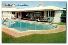 c1950's Bob Hope's Palm Springs Home Pool Palm Springs California CA Postcard picture