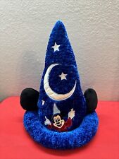 RARE Disney World FANTASIA Mickey Mouse Ears Sorcerer Hat Wizard Disneyland picture