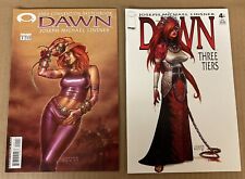 DAWN LOT: 2003 CONVENTION SKETCHBOOK & THREE TIERS #4 (2004) Image; Linsner; New picture