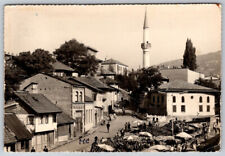 Sarajevo Bosnia and Herzegovina Aerial View RPPC Real Photo Postcard Stamped picture