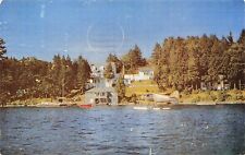 Eagle Bay NY New York The Cliff House Cottages Camp Fourth Lake Vtg Postcard B29 picture