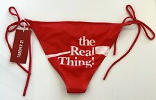 Coca-Cola Red It's the Real Thing  Bikini Bottom Swim Suit Size Large picture
