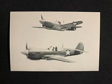Curtiss P-40E Warhawk Postcard picture