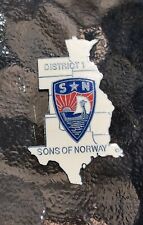 District 1 Sons Of Norway Collectors Metal Lapel Pin picture
