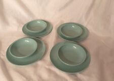 Vintage  Atomic Age Melmac Westinghouse Ovation Turquoise Blue Bowls and Plates picture