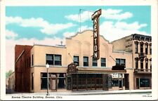 Postcard Kenton Theatre Building in Kenton, Ohio picture