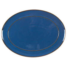 Denby-Langley Imperial Blue Oval Serving Platter 1951580 picture