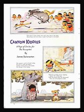 1937 Canyon Kiddies James Swinnerton Cartoon Vintage PRINT ART Southwest Child picture
