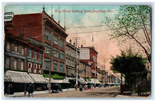 1908 Ice Cream Shop, Carpet Furnishings King Street Hamilton Canada Postcard picture