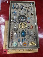 American Indian Mixed Junk Drawer Jewelry Lot Vtg- Mod Charms, & More J-34 picture