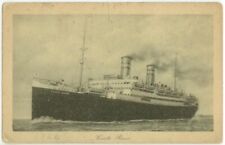 c1920s Steamship Conte Rosso Lloyd Sabaudo Line - sunk 1941 WWII by British picture
