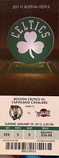 Cleveland Cavs @ Boston Celtics 2012 NBA Ticket Rookie Kyrie Irving 23 Points picture