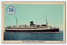c1940s The Cruising Liner Steamship Scene Yarmouth Massachusetts MA Postcard picture