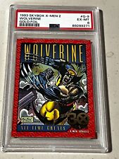 Wolverine 1993 Skybox X-Men Series 2 30 Years Gold Foil Marvel #G-9 PSA 6 EX-MT picture