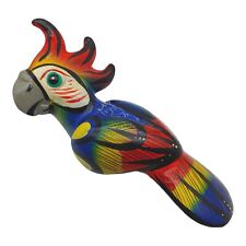 Mexican Folk Art Macaw Parrot Figurine - 9