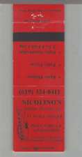 Matchbook Cover - Pizza Place - Nicolino's Pizza Cathedral City, CA picture