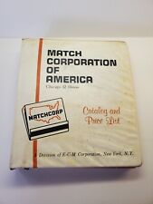 Match Corporation of America 1961 Catalog - Vintage picture
