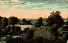 Vintage Postcard- 612. SOUTH PARK, QUINCY IL. UnPost 1910 picture