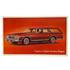 Postcard 1979 Chevy Caprice Classic Station Wagon Car Dealer Advertising Chrome picture