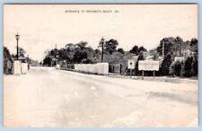 1930-40's ENTRANCE TO REHOBOTH BEACH DELAWARE SPEED LIMIT 25 POSTCARD*CONDITION* picture