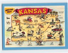 Postcard Greetings From Kansas USA picture