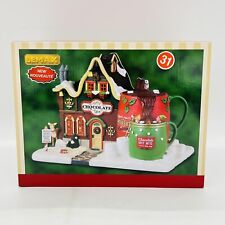 Lemax Hot Chocolate Spa Lighted Christmas Village Store Shop 2023 Release 35070 picture