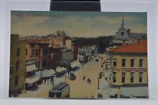 c1910 - North Street, Auburn, NY - Postcard - Unused, Trolley, Buggies picture