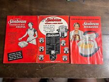Vintage Sunbeam Mixmaster, Frypan & Cooker/Deep Fryer Booklets picture