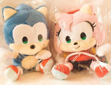 Sonic the Hedgehog Sonic and Friends Plush Sonic & Amy M Set NEW 2024 picture