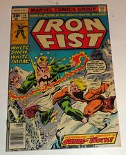 IRON FIST #14 KEY ISSUE FIRST APP SABRE-TOOTH JOHN BYRNE 8.0-9.0 1977 picture