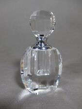 Celebrations Clear Crystal Faceted Perfume Bottle Wand Refillable & 3