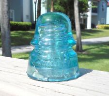 VERY SCARCE CD 160 HAWLEY BABY SIGNAL STYLE GLASS INSULATOR picture