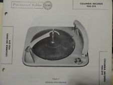 Original Sams Photofact Manual COLUMBIA RECORDS 950-274 (276) picture