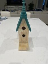 WOODEN DECORATIVE BIRD HOUSE picture