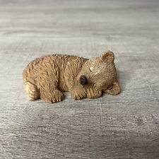 Vintage Sandicast Sleeping Bear Cub 1986 C73 Sculpture Collectible Small picture