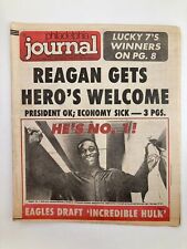 Philadelphia Journal Tabloid April 29 1981 Vol 4 121 NFL Eagles Leonard Mitchell picture