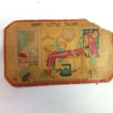 Vintage Happy Little Tailors Advertising Elves Needle Pack  Made in Japan picture