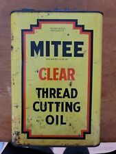 Antique Mitee Half Gallon Can. Very Good Condition picture