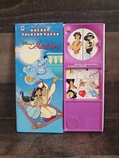 Golden Talking Tales Disney's Aladdin Interactive Book Vintage 1993 picture