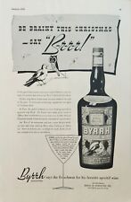 1938 Byrrh Wine French Vintage Ad Be brainy this christmas picture