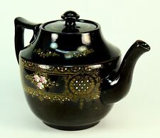  c.1911 GIBSON & SONS Albany & Harvey Brown Luster LUCERNE Teapot Burslem G&S picture