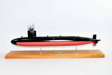 USS Parche SSN-683 Submarine Model, US Navy, Scale Model, Mahogany, Sturgeon picture